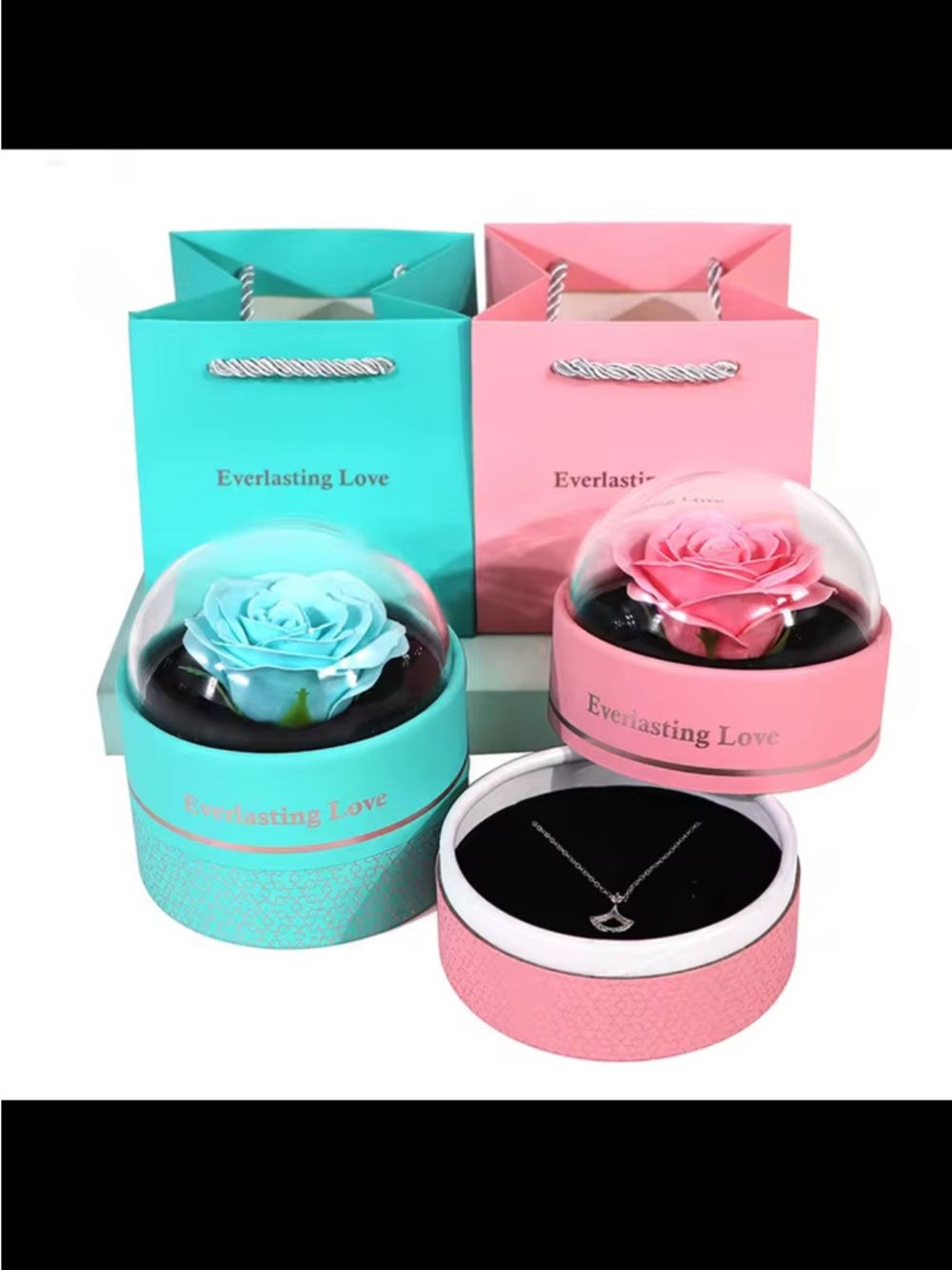Mama Necklace Gift Set 💐 Rose Box Mother’s Day Jewelry Gift
